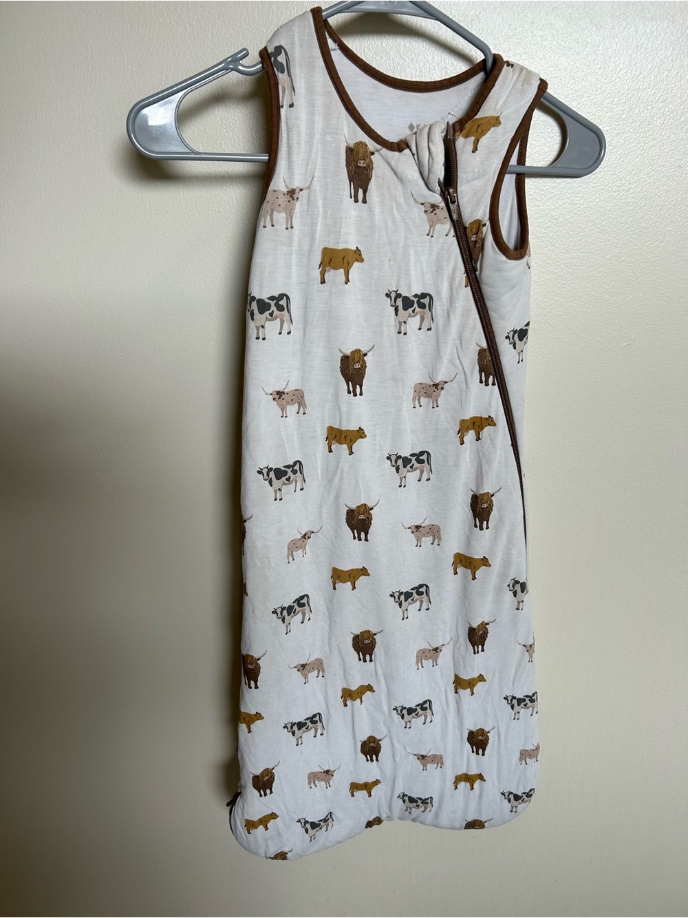 Cow print Kyte 2.5 TOG sleep sack